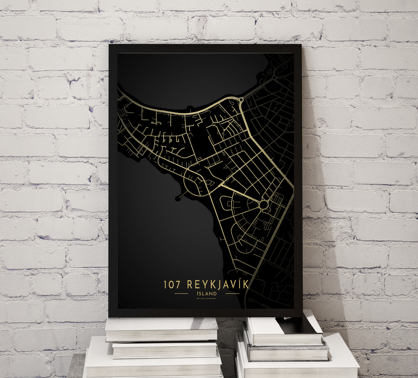 Veggspjald: Höfuðborgarsvæðið