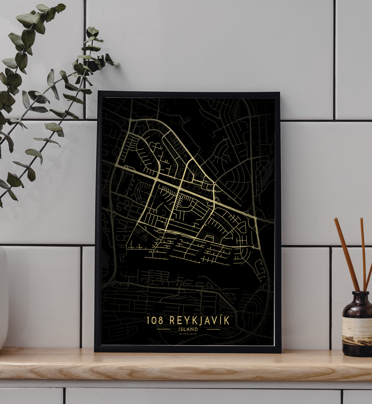 Veggspjald: Höfuðborgarsvæðið