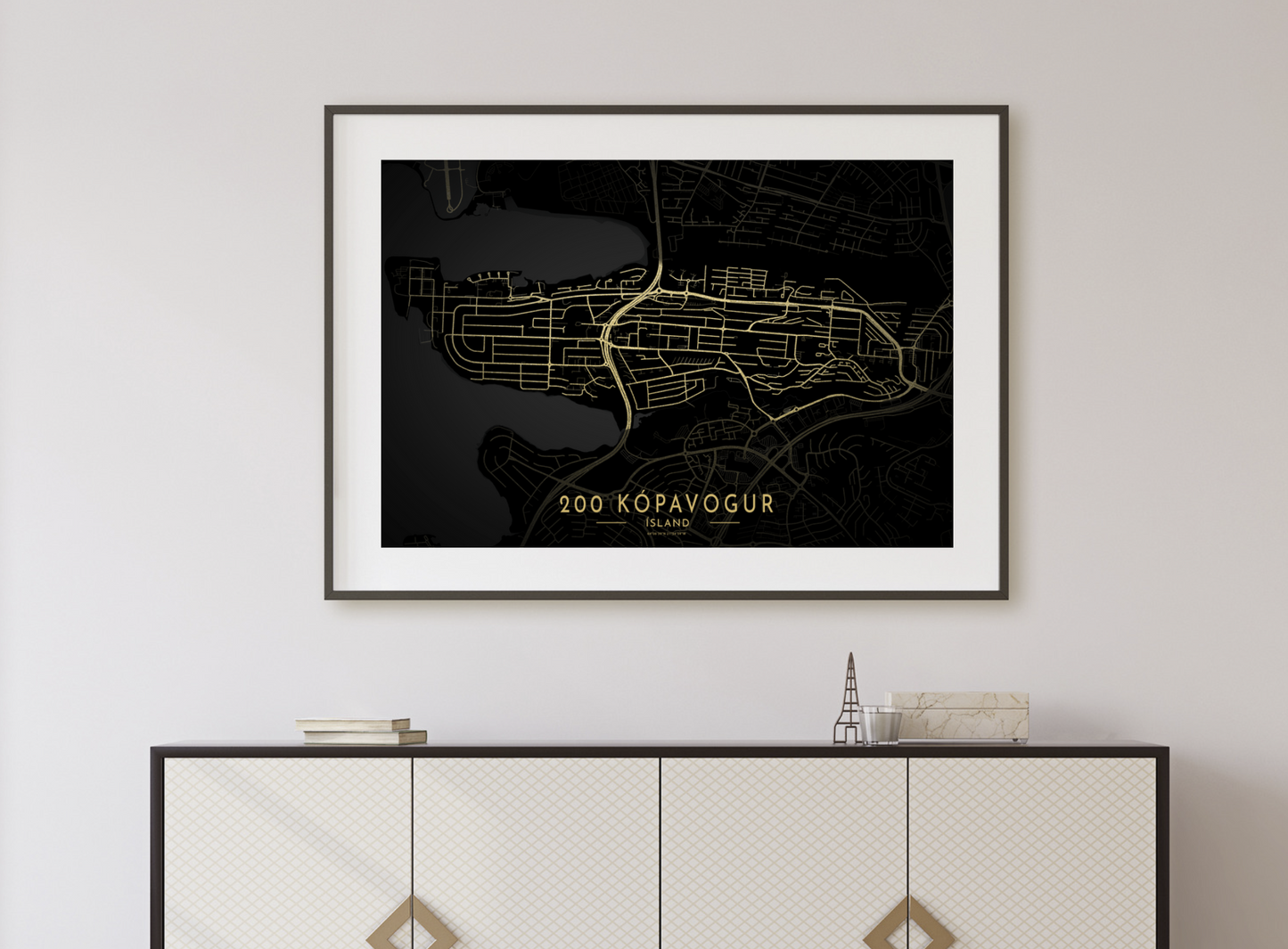 Veggspjald: Höfuðborgarsvæðið