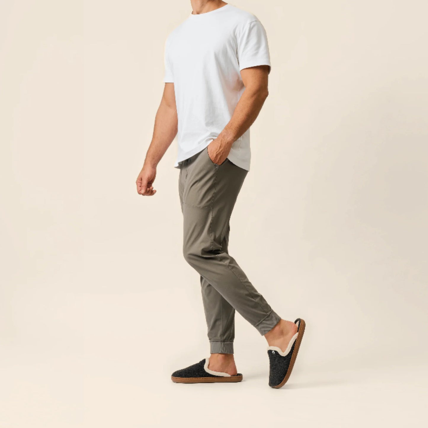 Inniskór - dökkgráir