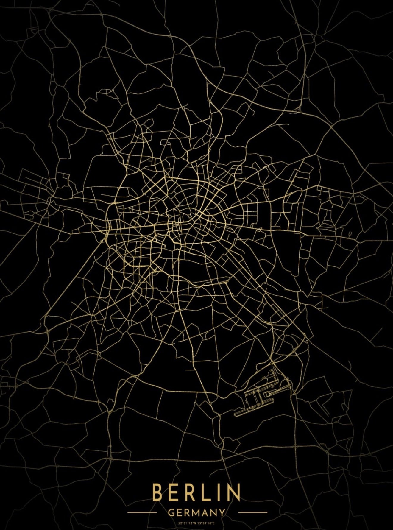 Veggspjald - erlent bæjarfélag/borg - lokað fyrir pantanir fyrir jól!