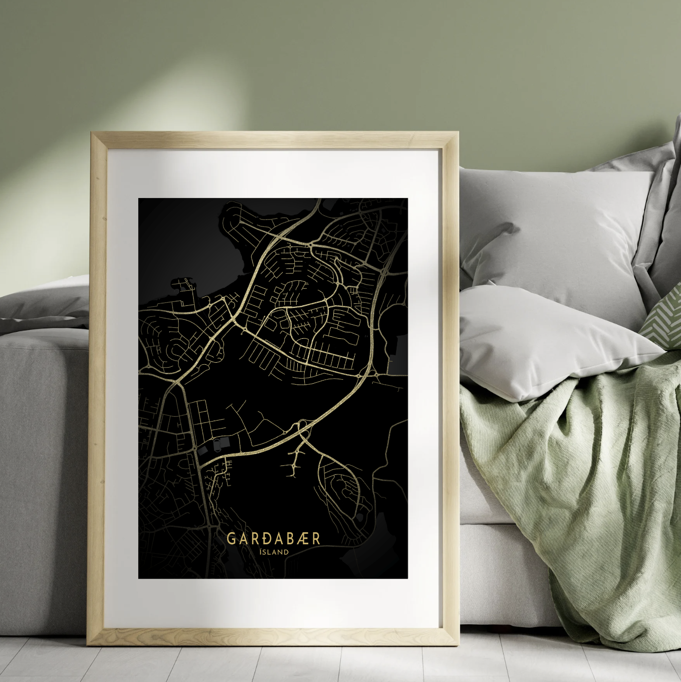 Veggspjald: Höfuðborgarsvæðið