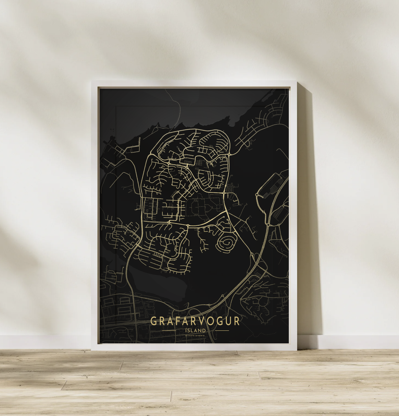 Veggspjald: Höfuðborgarsvæðið