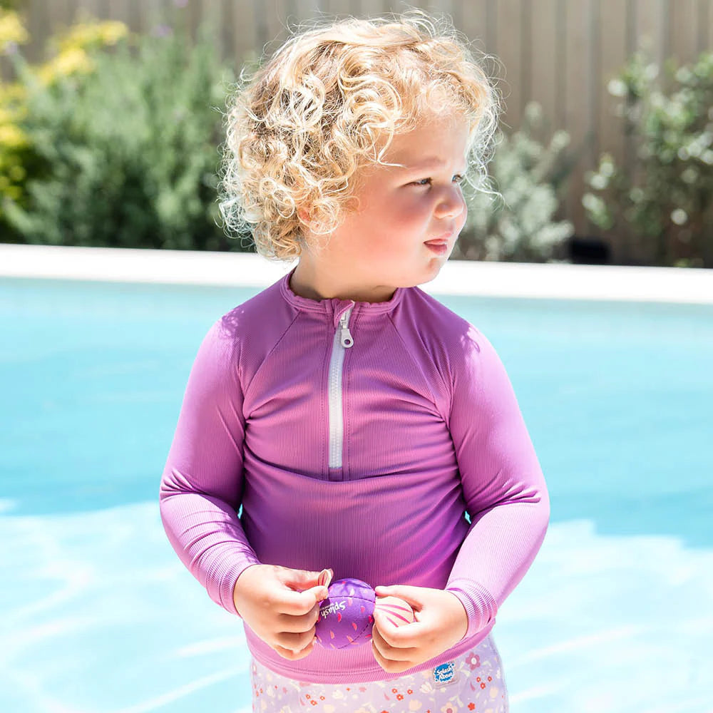 Langermabolur fyrir sund með UPF 50+ sólarvörn