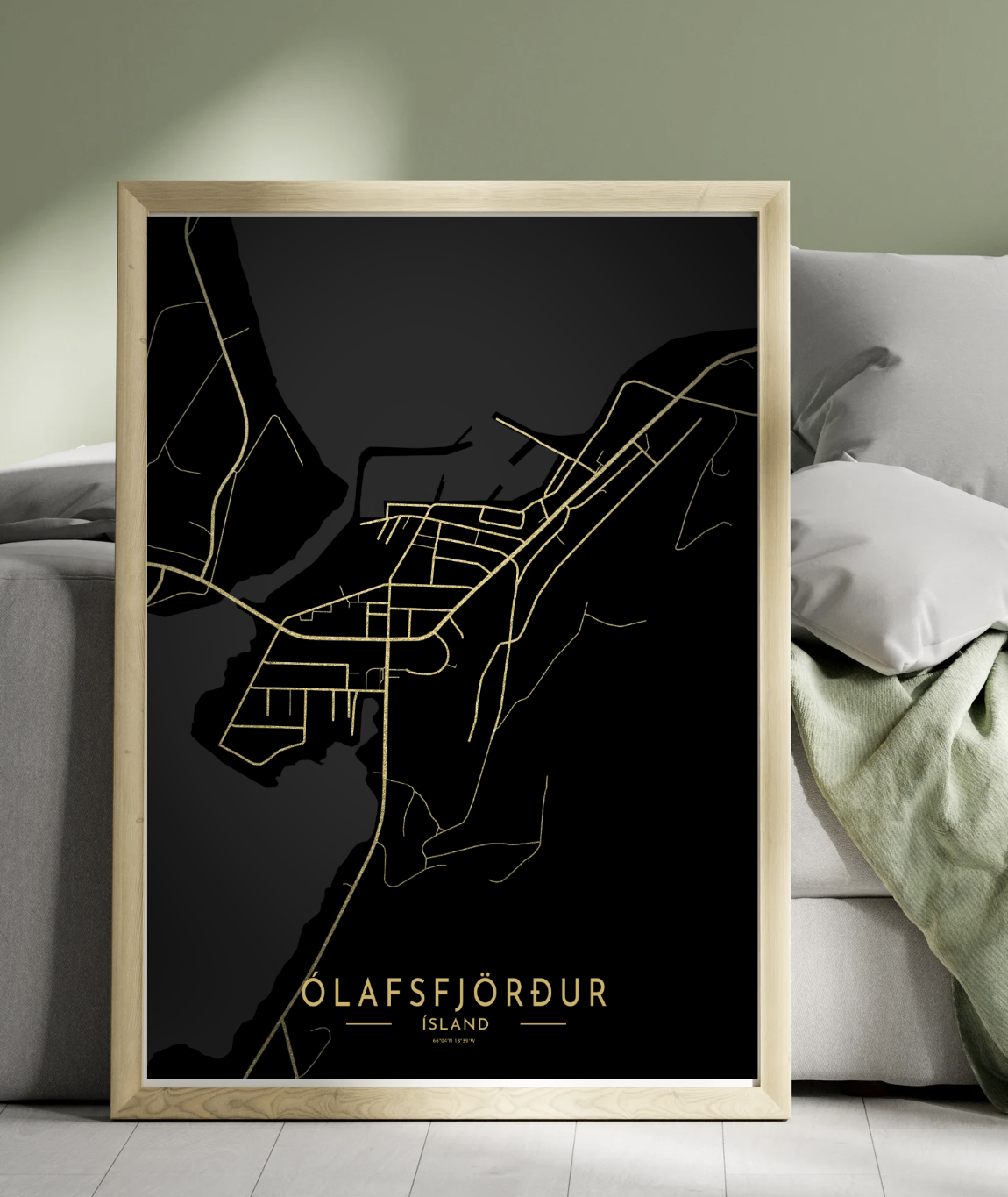 Veggspjald: landsbyggðin