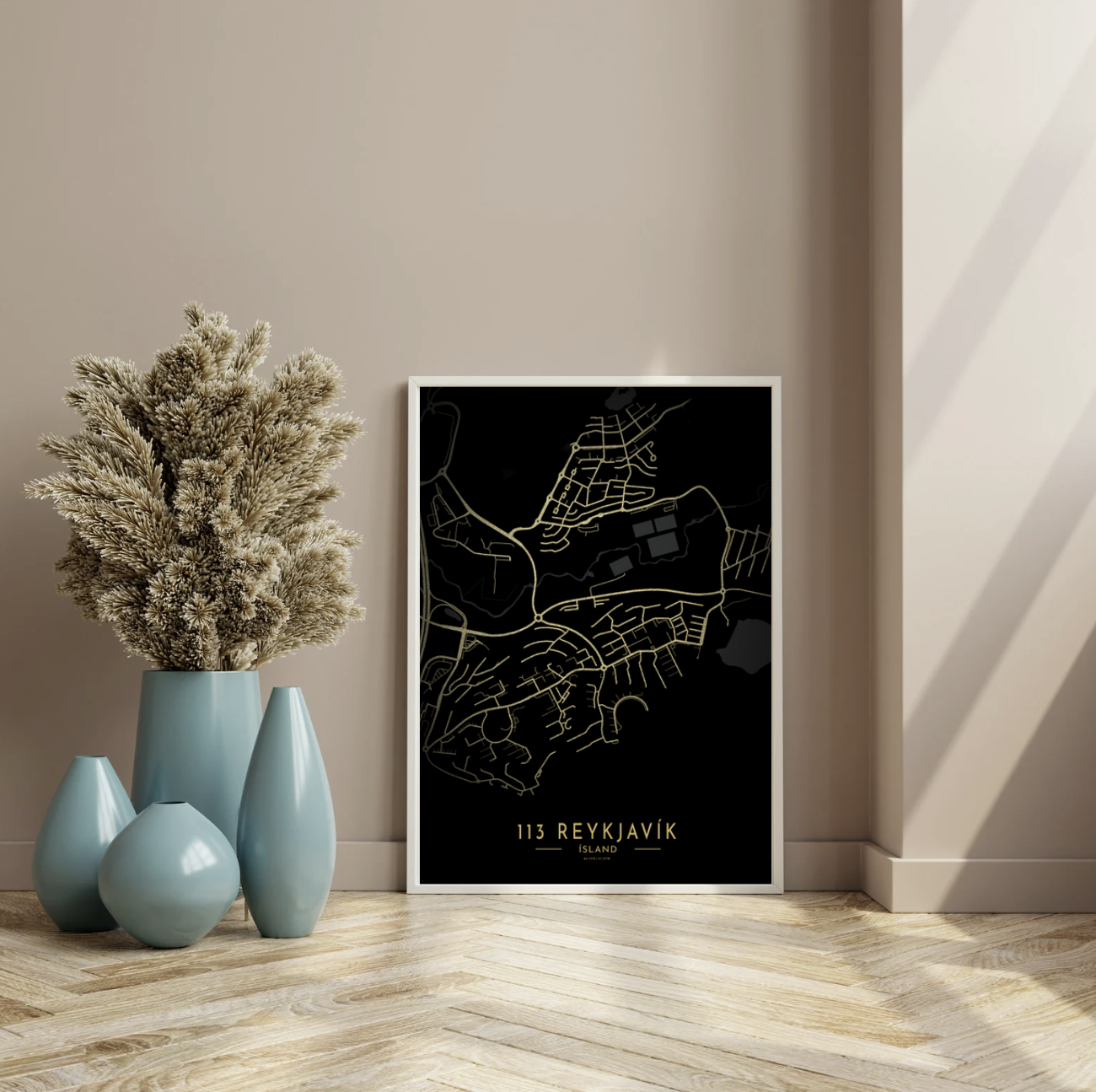 Veggspjald: Höfuðborgarsvæðið