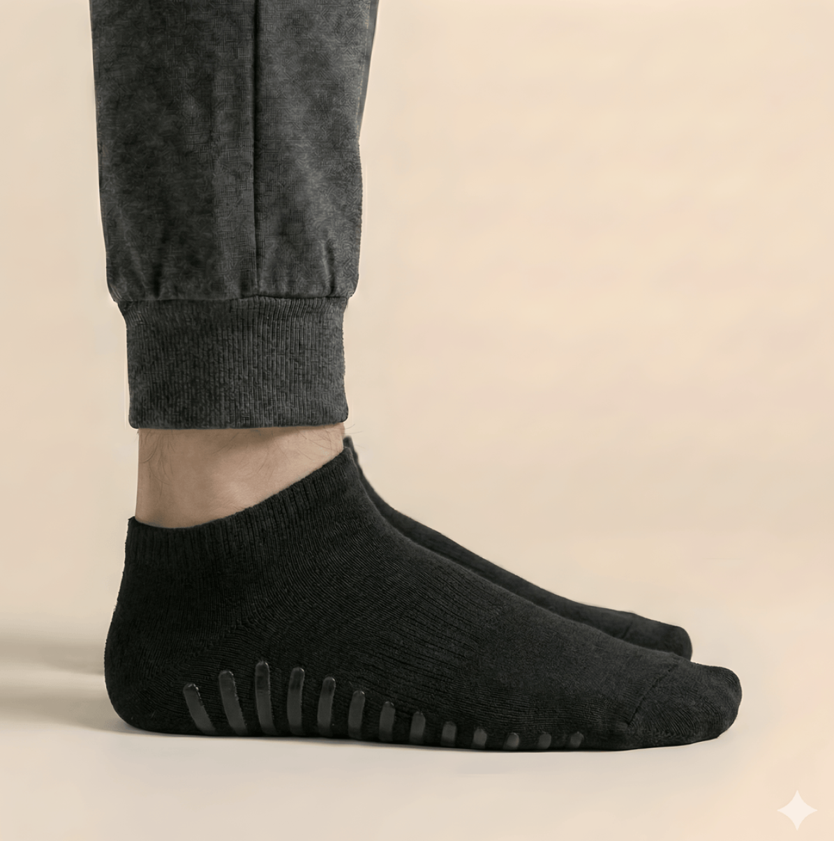 Ökkla gripsokkar - Black VÆNTANLEGIR