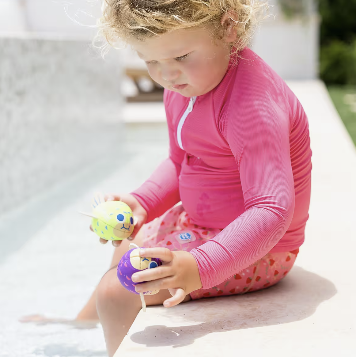 Mini Pufferfish Pool Balls - 3stk í pakka