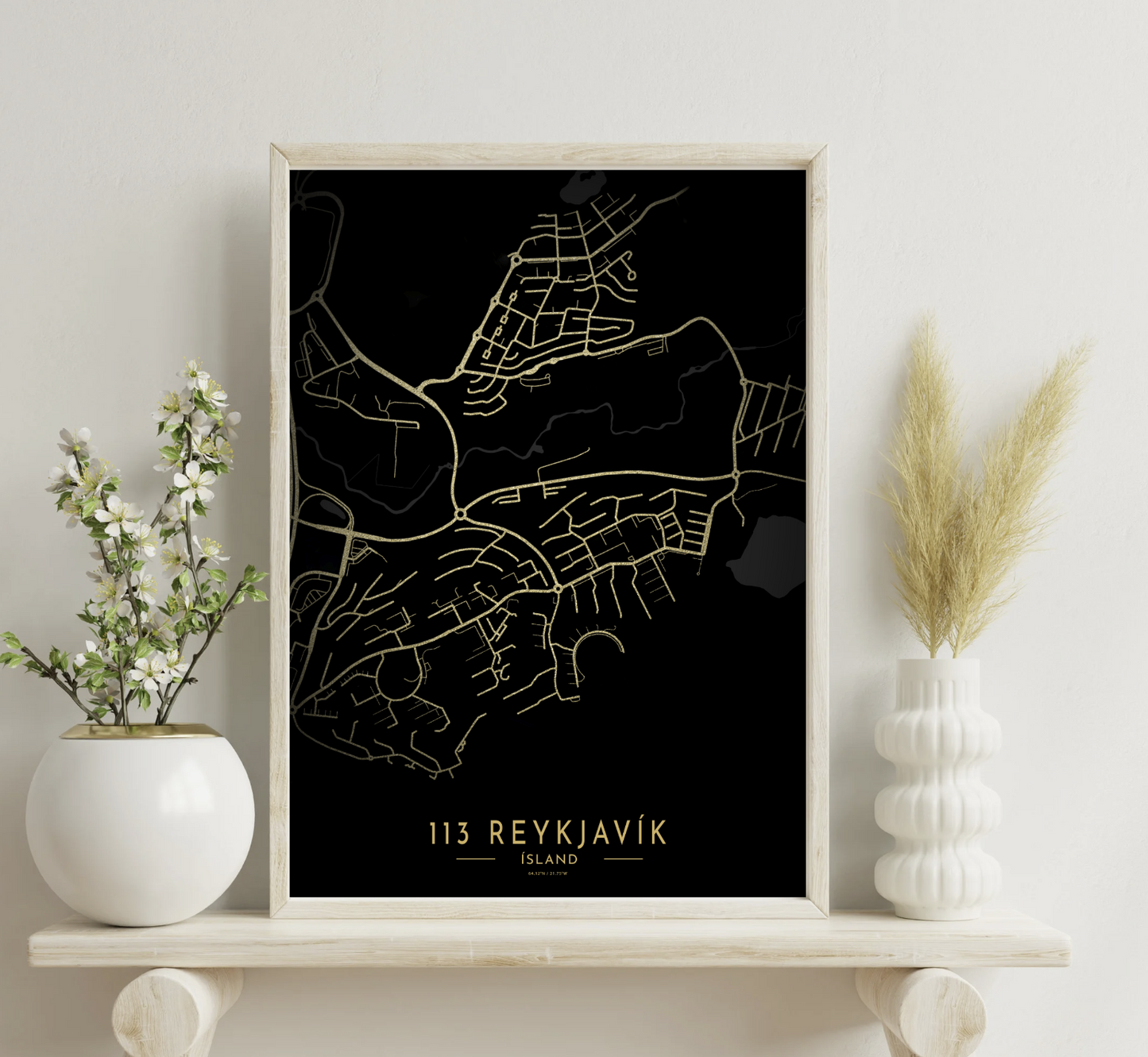 Veggspjald: Höfuðborgarsvæðið