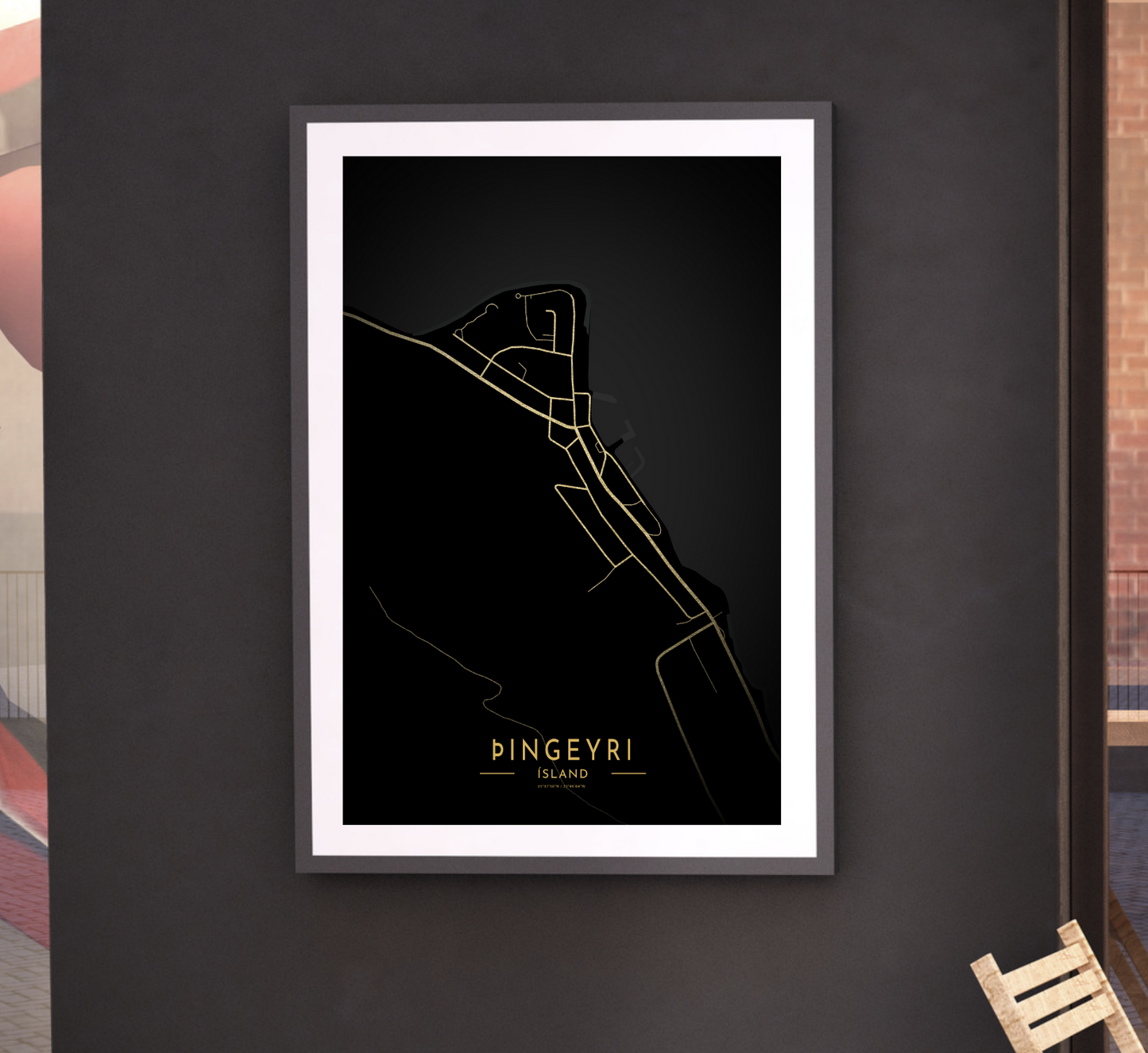 Veggspjald: landsbyggðin