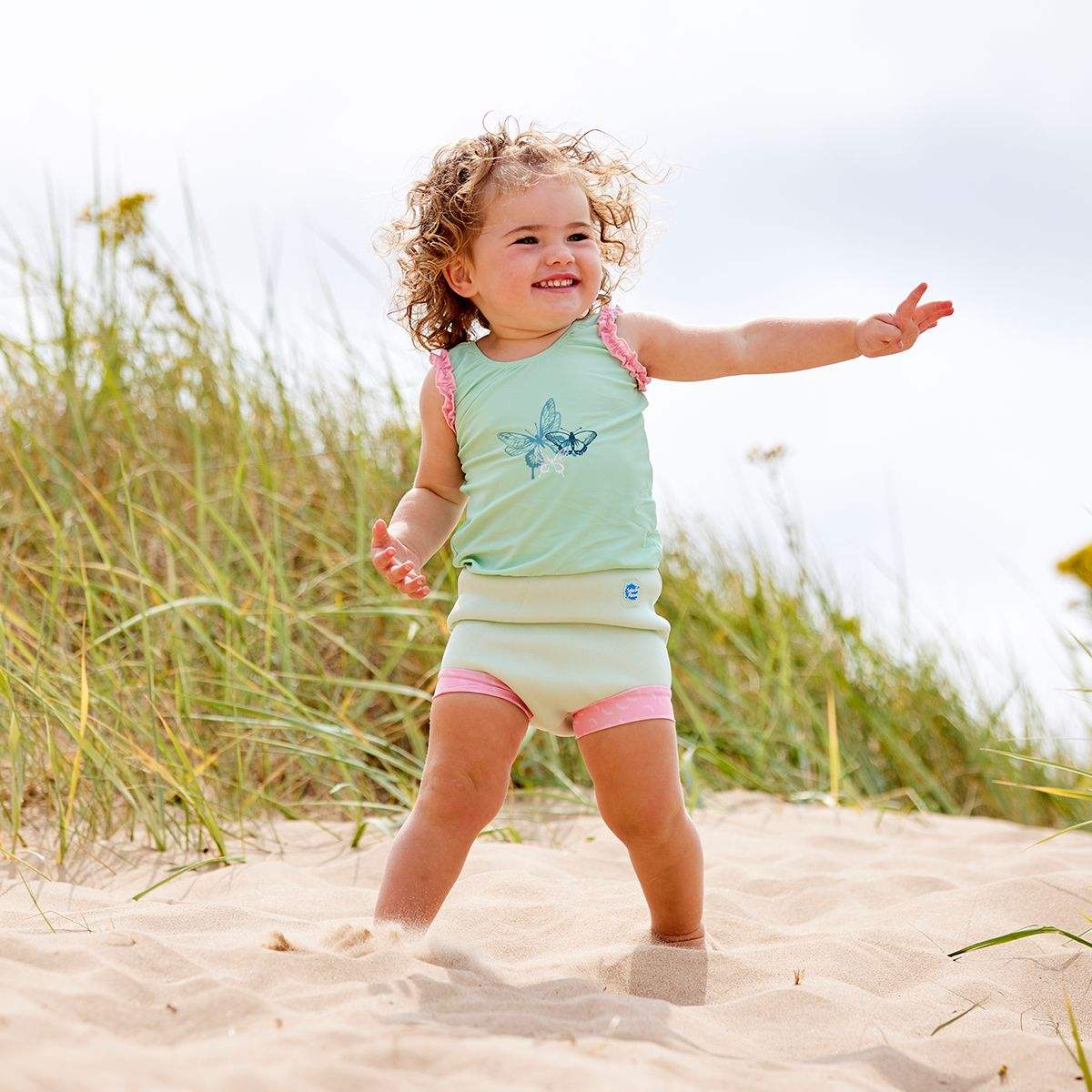 Barnasundbolur með bleyju