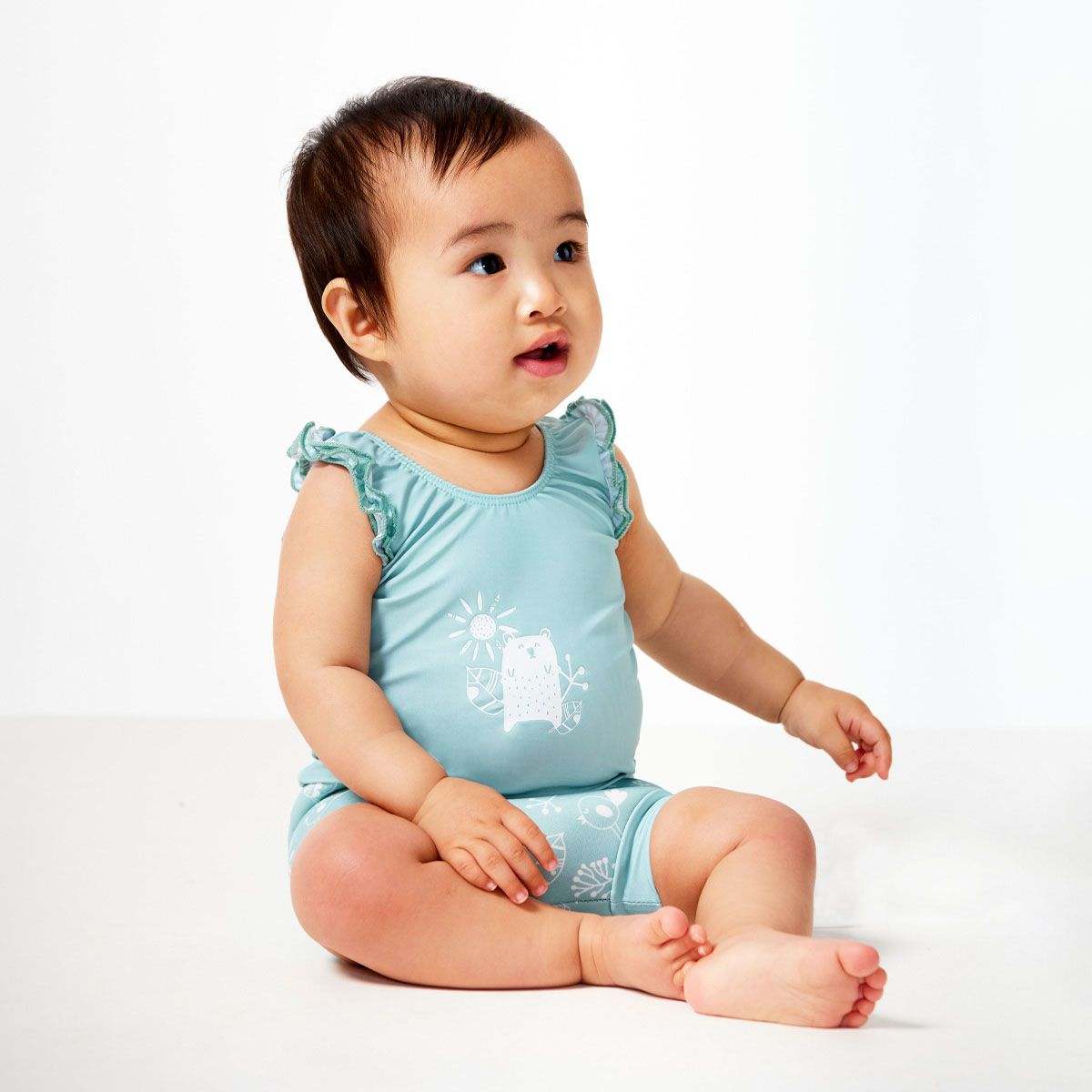 Barnasundbolur með bleyju