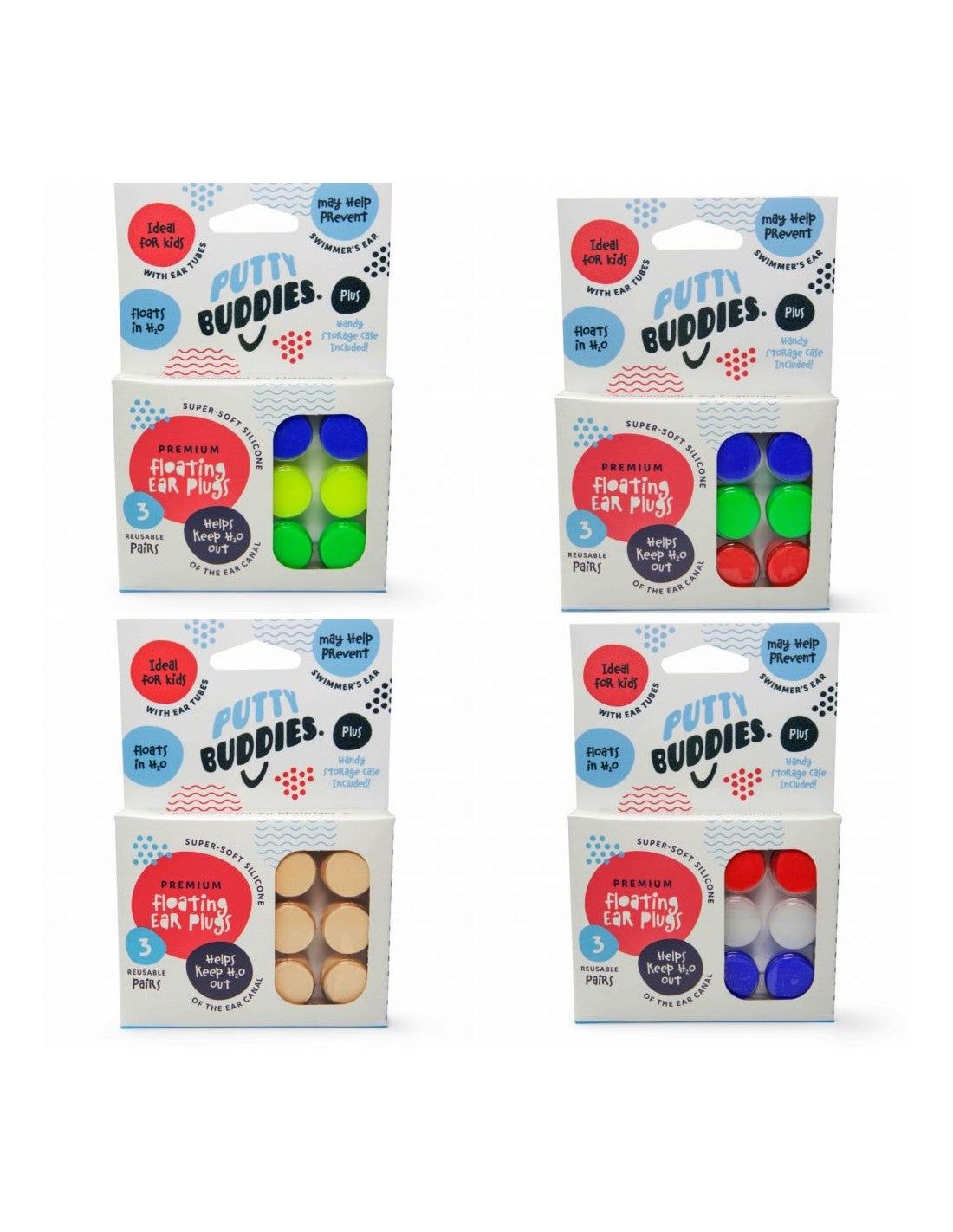 Eyrnatappar 3 í pakka