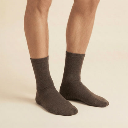 Gripsokkar Mixed beige stærð 40-46 - 3 pör