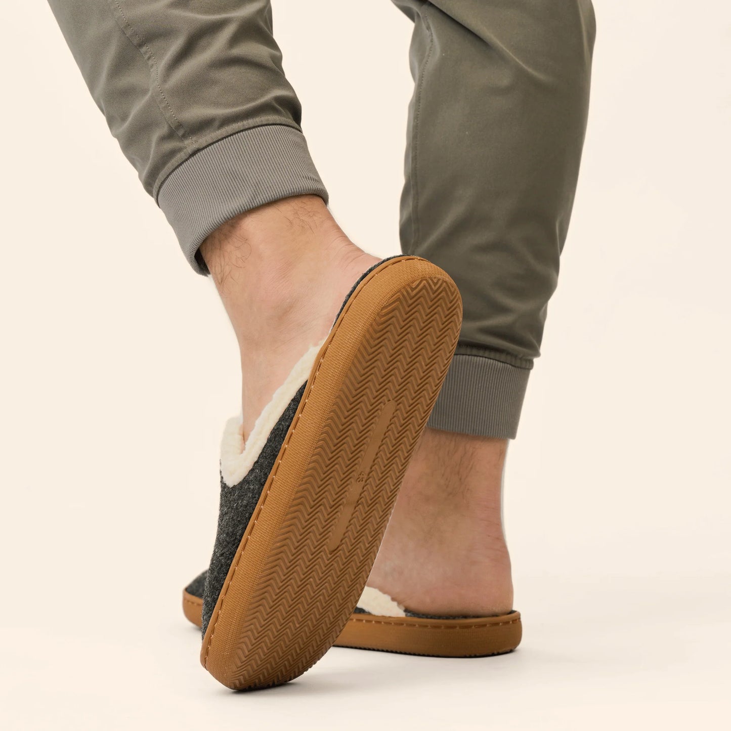 Inniskór - dökkgráir