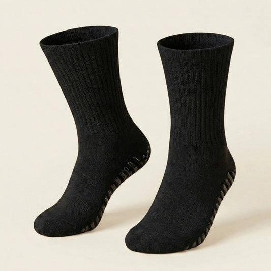 Gripsokkar fyrir sykursjúka Svartir - 3 pör