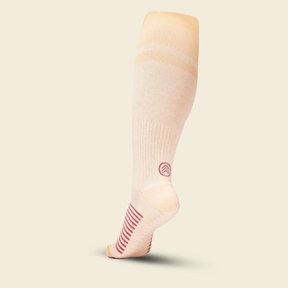 Þrýstisokkar með gripi Cream Orange - 1 par