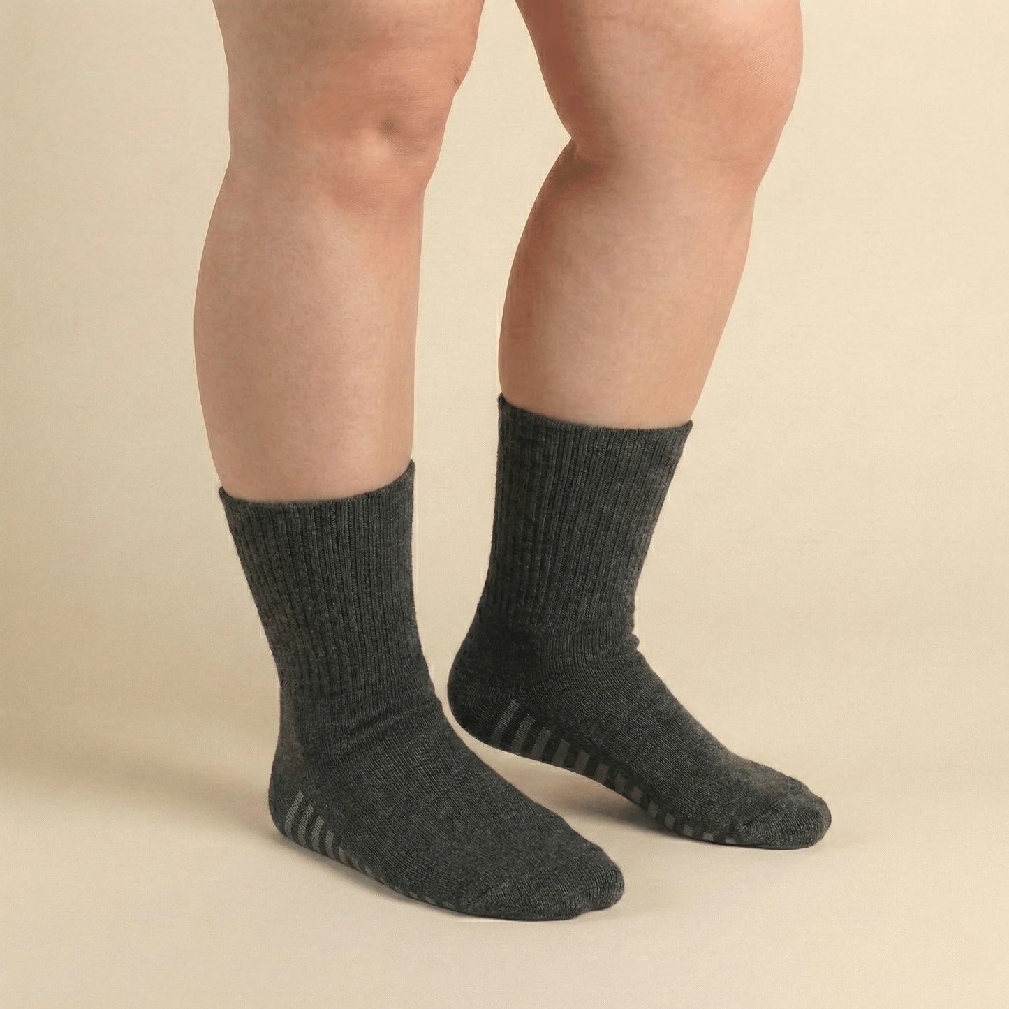 Gripsokkar fyrir sykursjúka Mixed gray - 3 pör