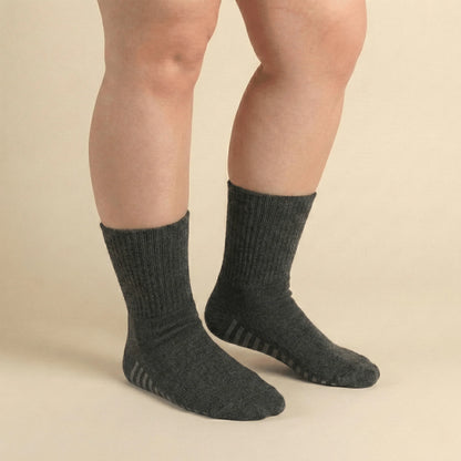 Gripsokkar fyrir sykursjúka Mixed gray - 3 pör