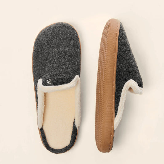 Inniskór - dökkgráir