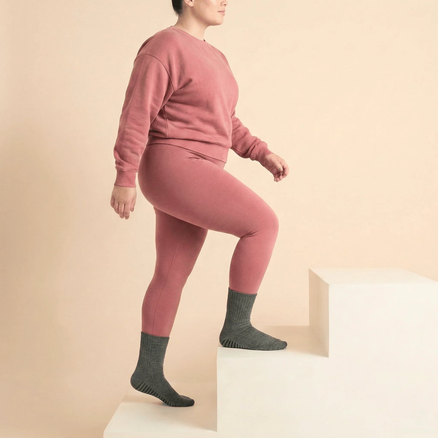 Gripsokkar fyrir sykursjúka Mixed gray - 3 pör