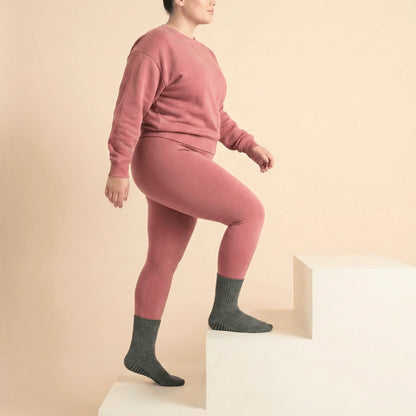 Gripsokkar fyrir sykursjúka Mixed gray - 3 pör
