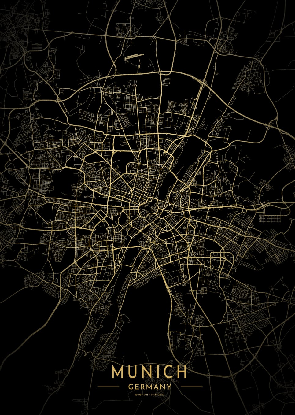 Veggspjald -  erlent bæjarfélag/borg - lokað fyrir pantanir fyrir jól!