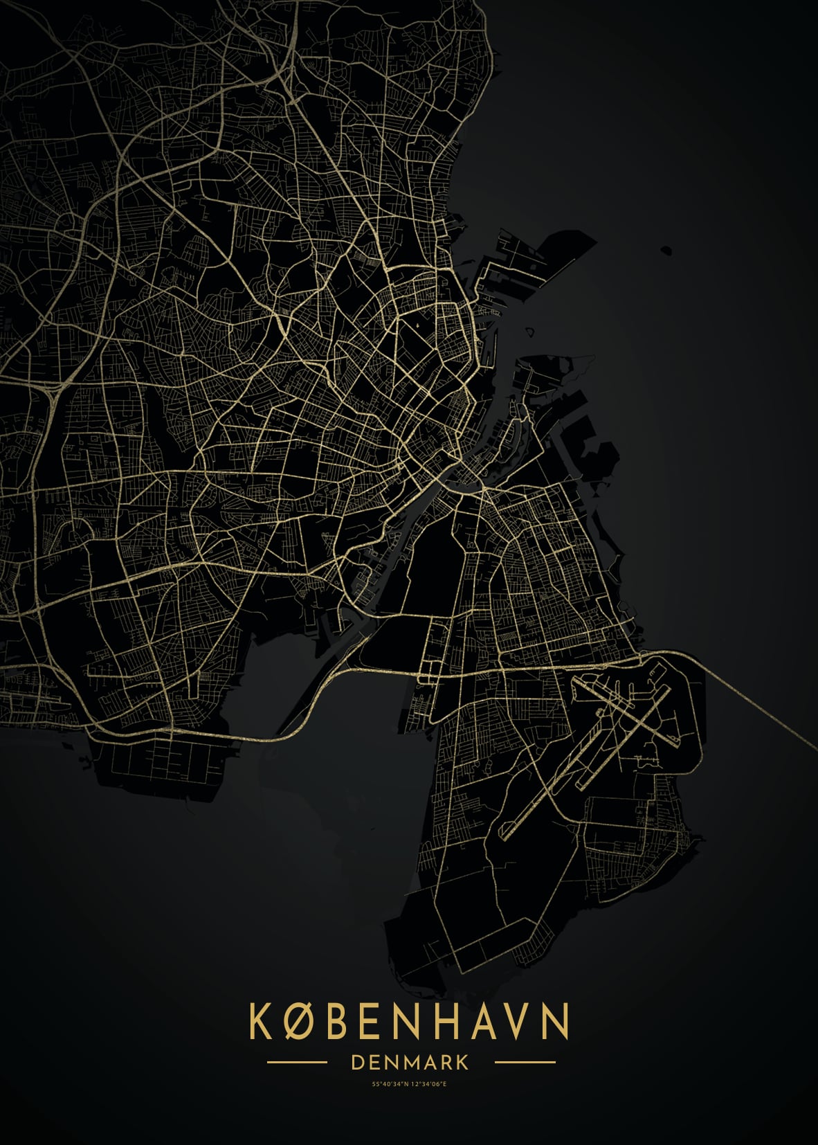 Veggspjald -  erlent bæjarfélag/borg - lokað fyrir pantanir fyrir jól!