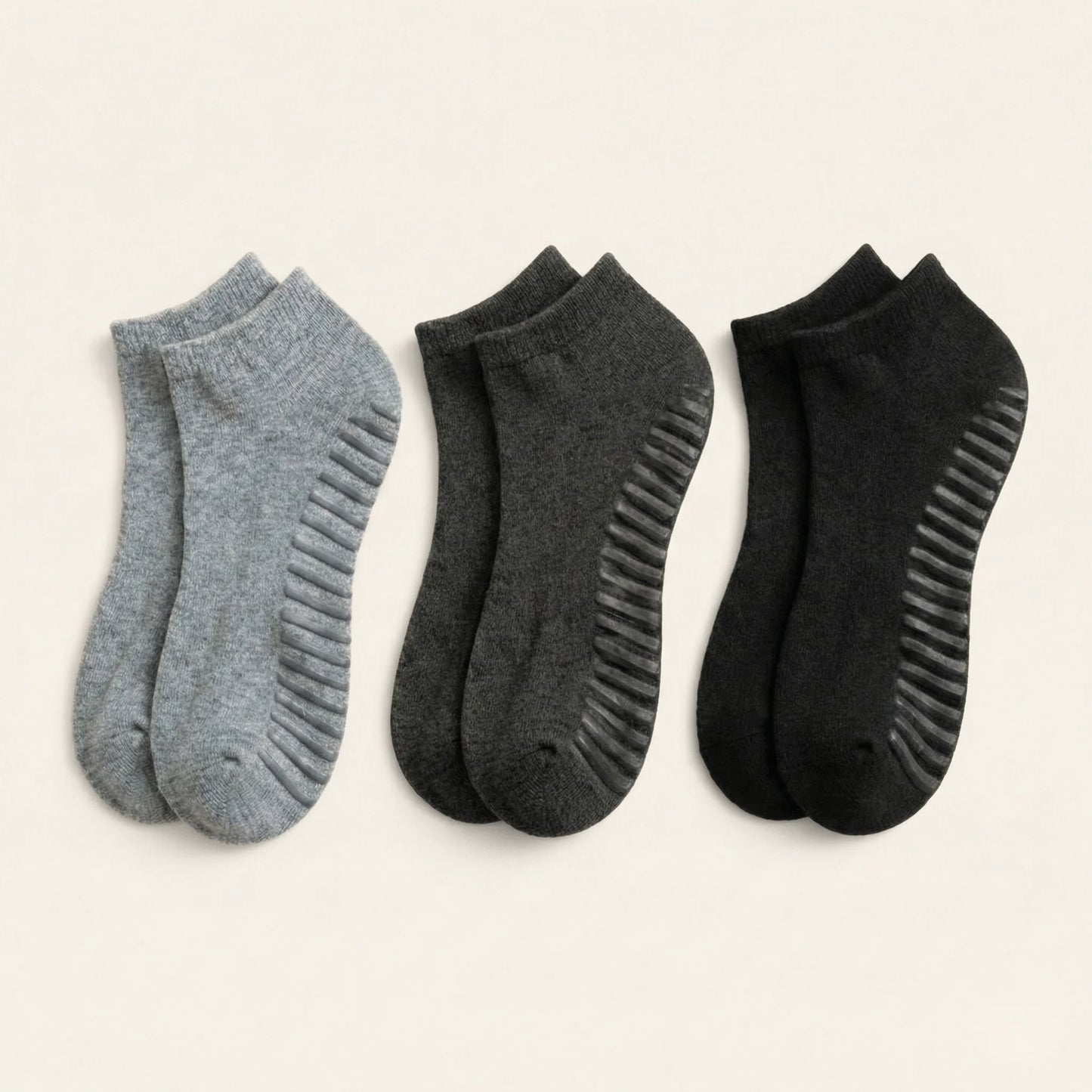 Ökkla gripsokkar - Mixed gray VÆNTANLEGT