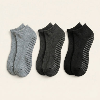 Ökkla gripsokkar - Mixed gray