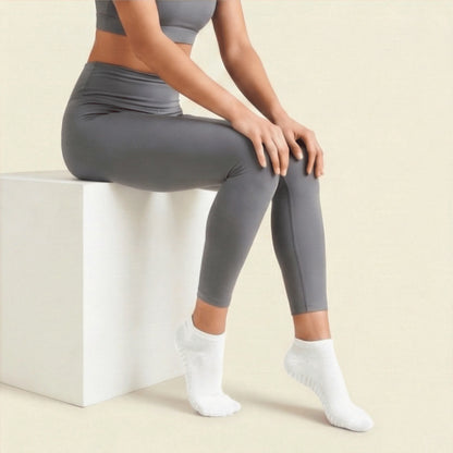 Ökkla gripsokkar - White