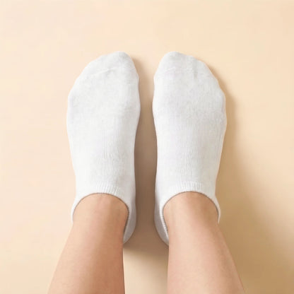 Ökkla gripsokkar - White