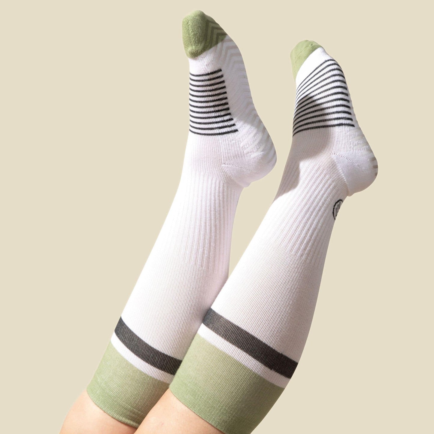 Þrýstisokkar með gripi Green - 1 par