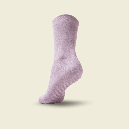 Gripsokkar Heather Purple - 1 par