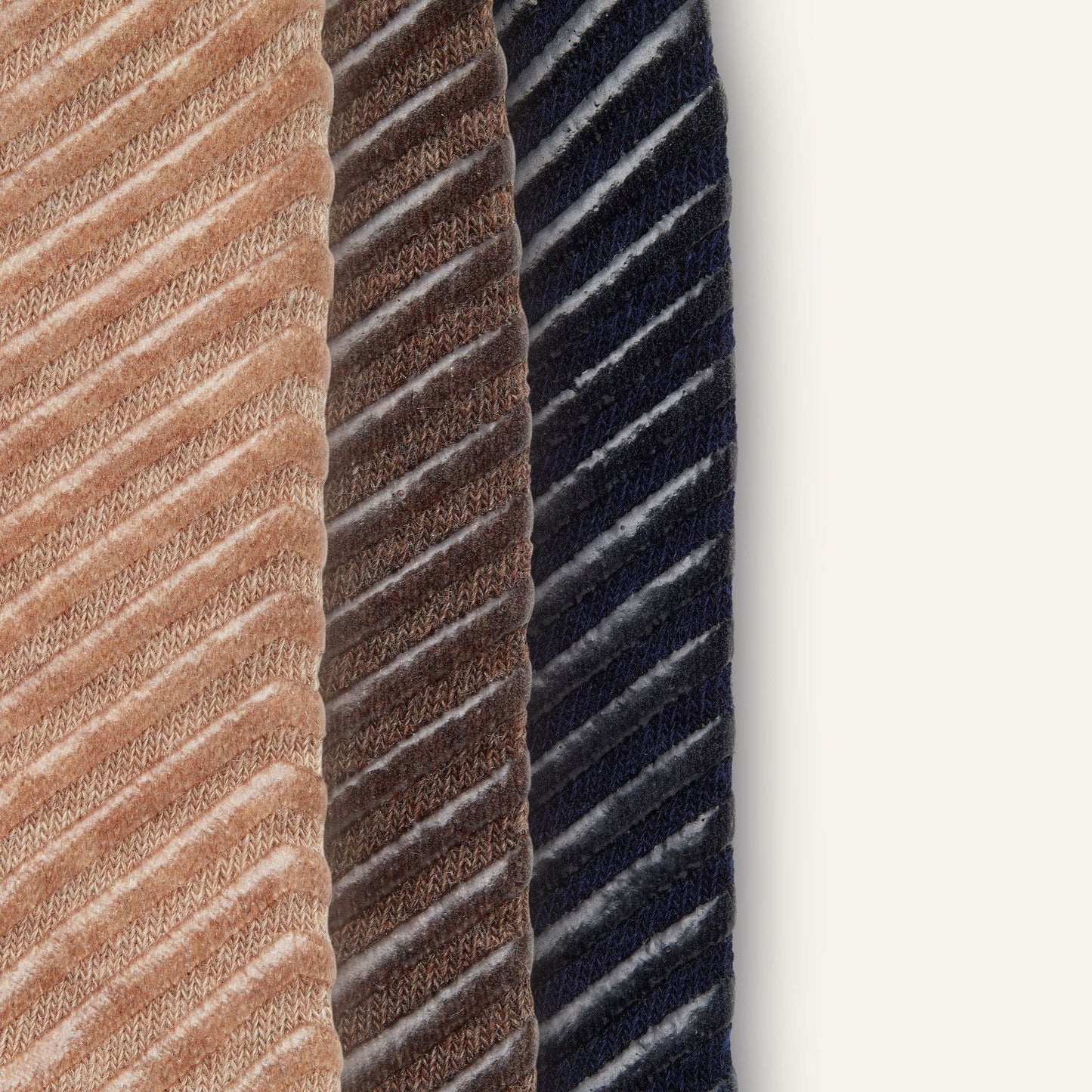 Gripsokkar Mixed beige stærð 40-46 - 3 pör