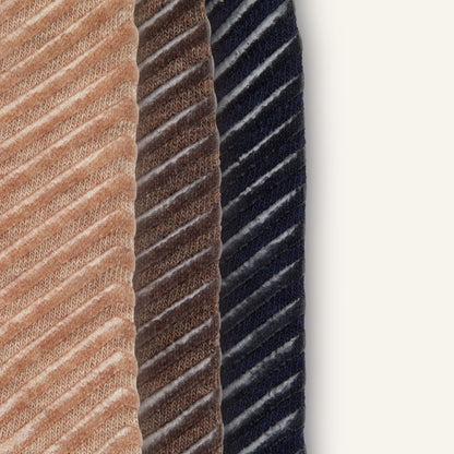 Gripsokkar Mixed beige stærð 40-46 - 3 pör