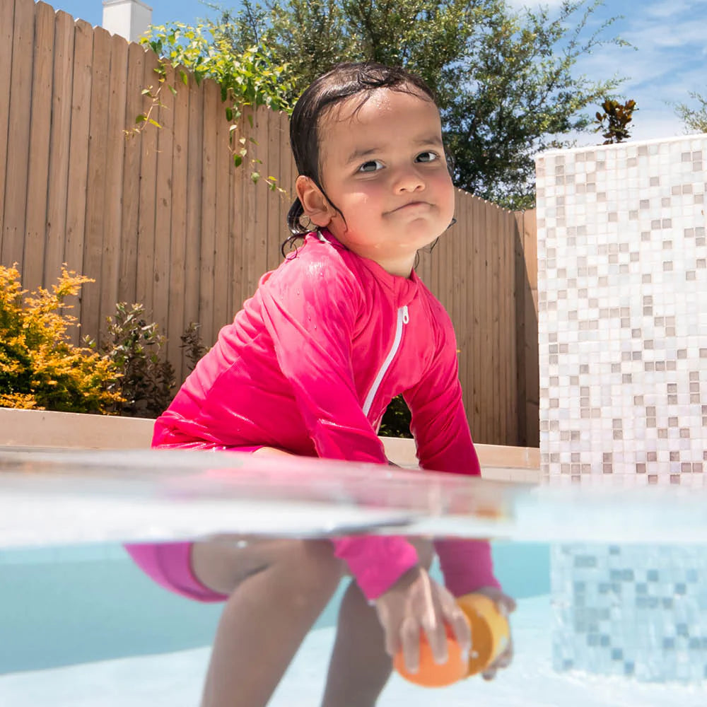 Langermabolur fyrir sund með UPF 50+ sólarvörn