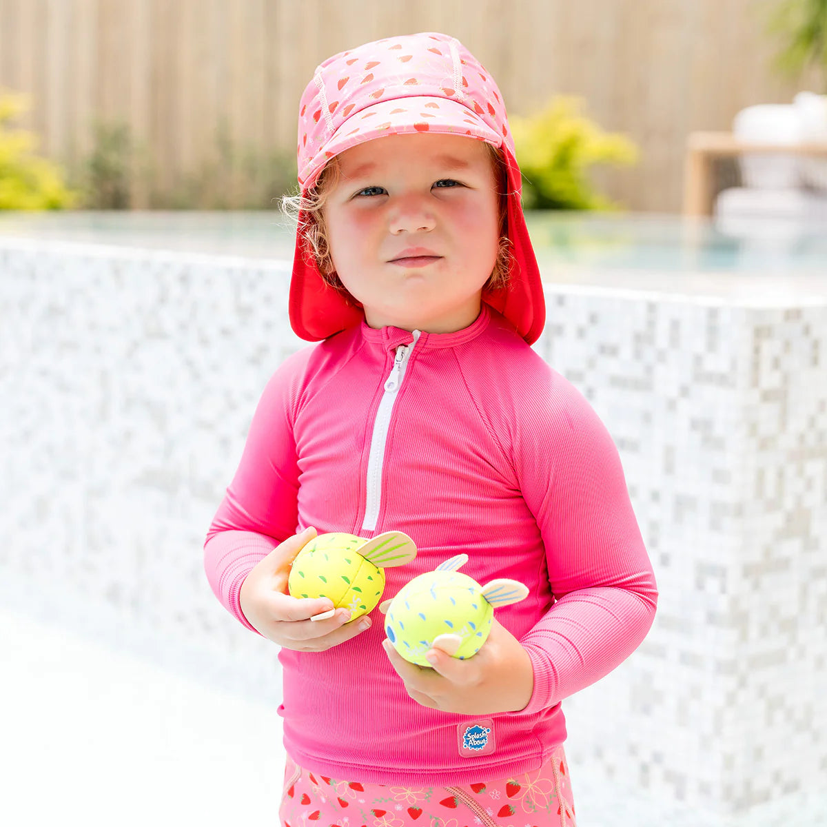 Langermabolur fyrir sund með UPF 50+ sólarvörn