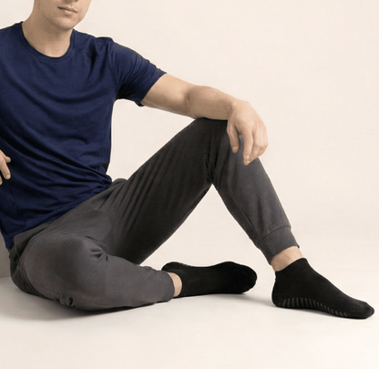 Ökkla gripsokkar - Black