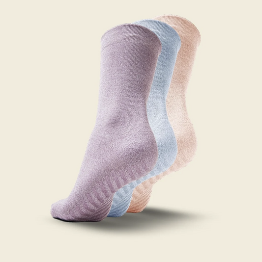 Gripsokkar Mix Heather Pink - 3 pör