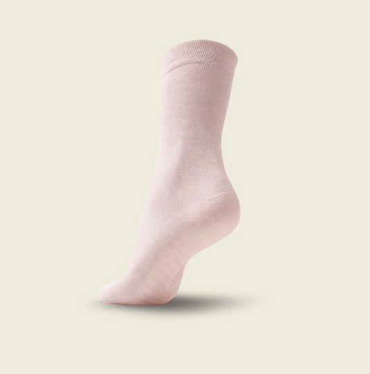 Gripsokkar Heather pink - 1 par