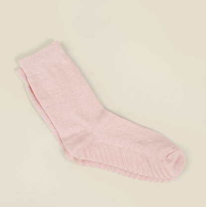 Gripsokkar Heather pink - 1 par