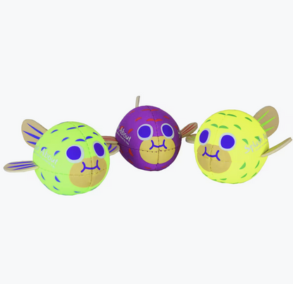 Mini Pufferfish Pool Balls - 3stk í pakka