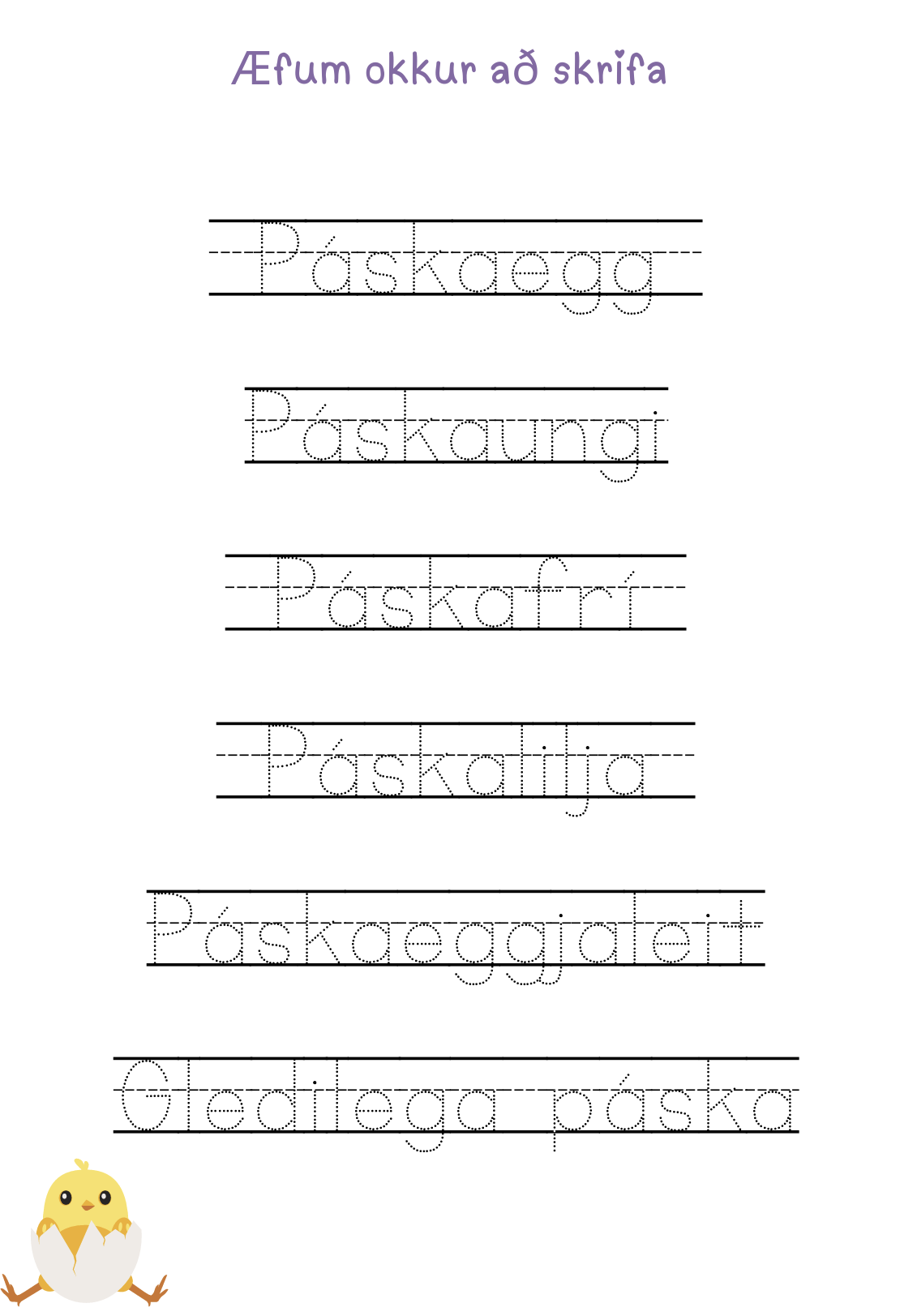 Páskaþrautir - rafrænt hefti