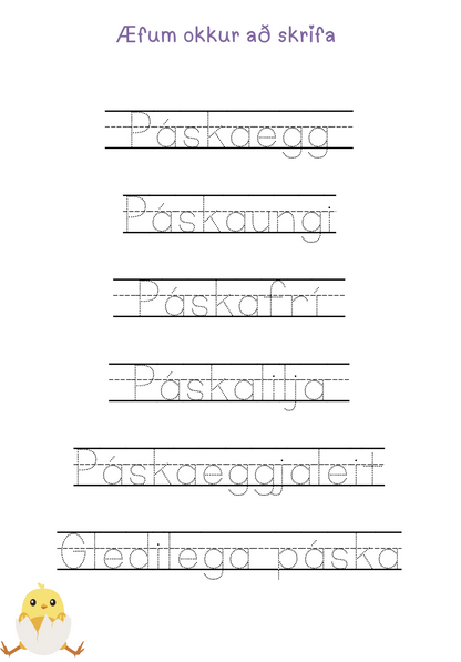 Páskaþrautir - rafrænt hefti