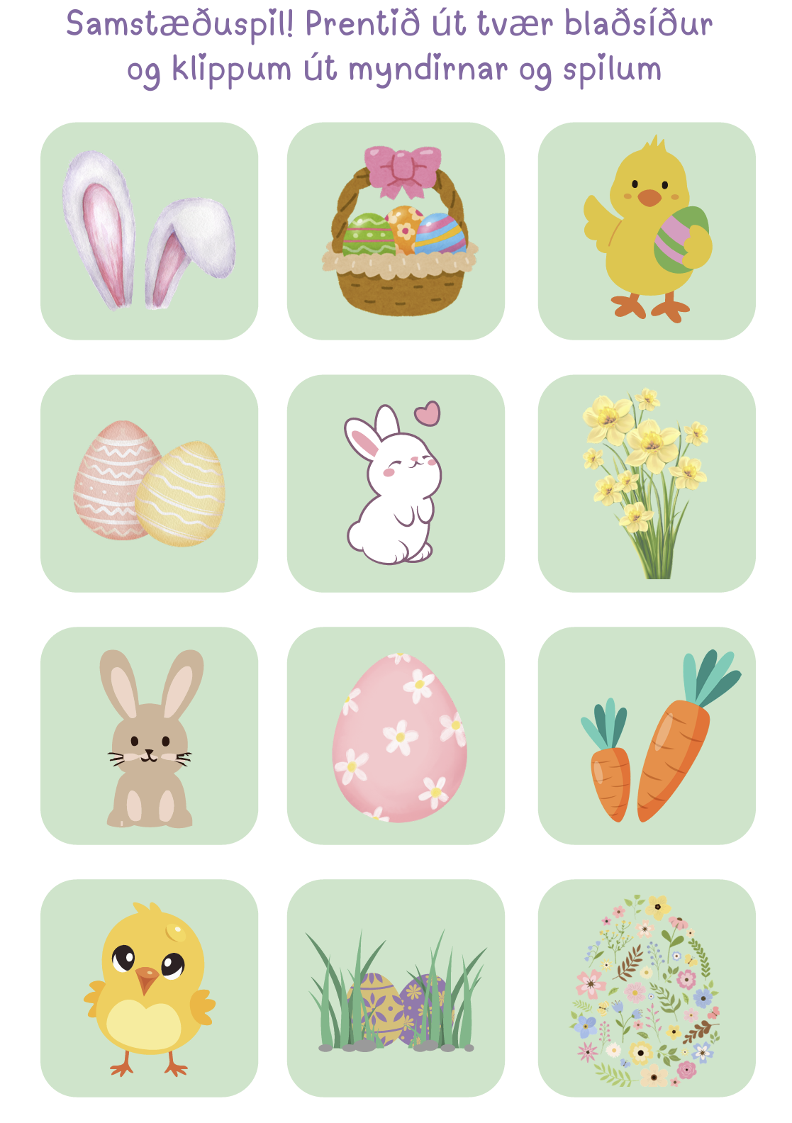 Páskaþrautir - rafrænt hefti