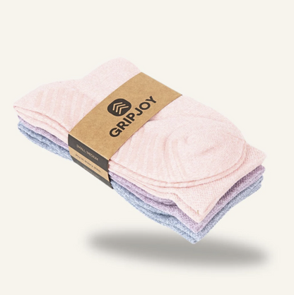 Gripsokkar Mix Heather Pink - 3 pör