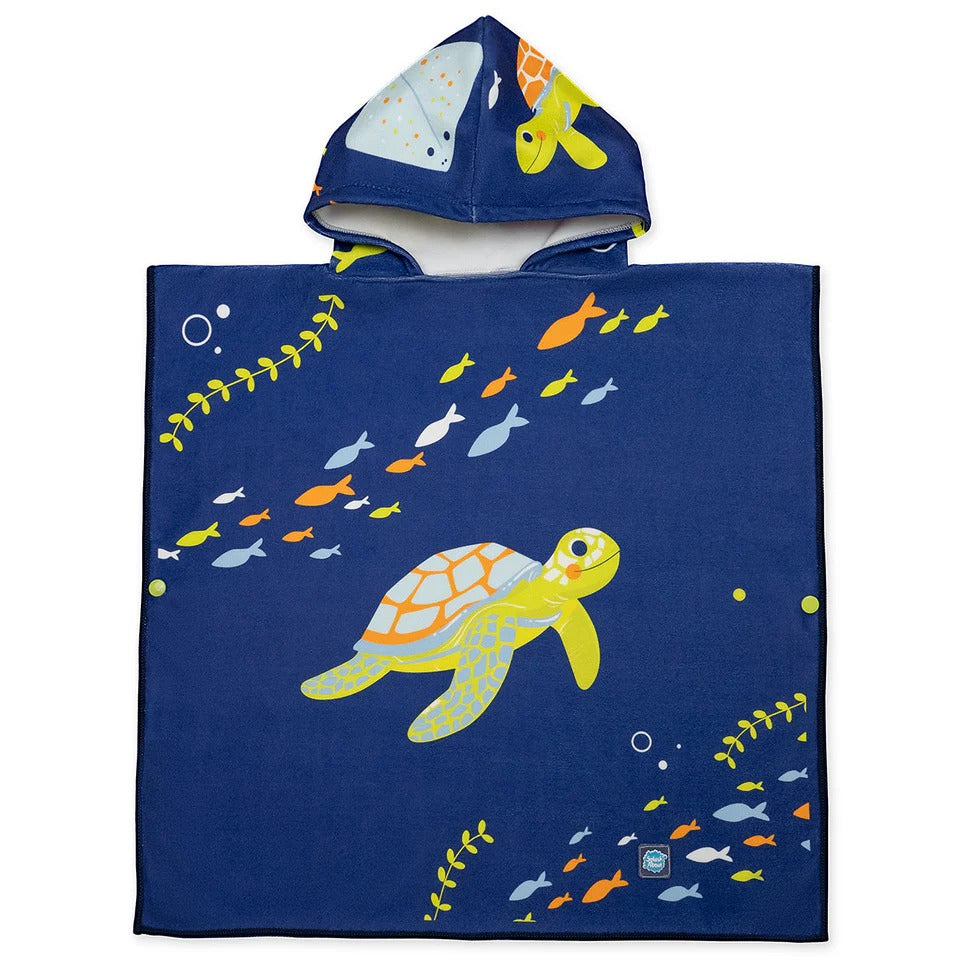 Poncho handklæði Turtle Tide