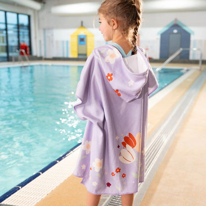 Poncho handklæði Lilac Spring