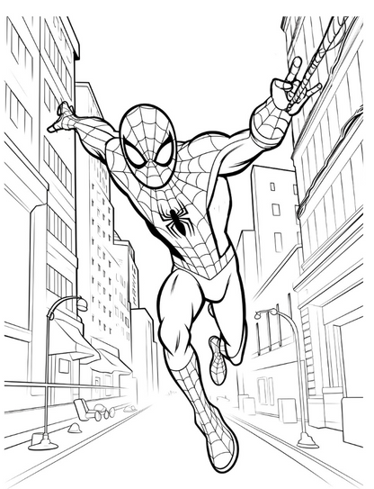 Spiderman litabók
